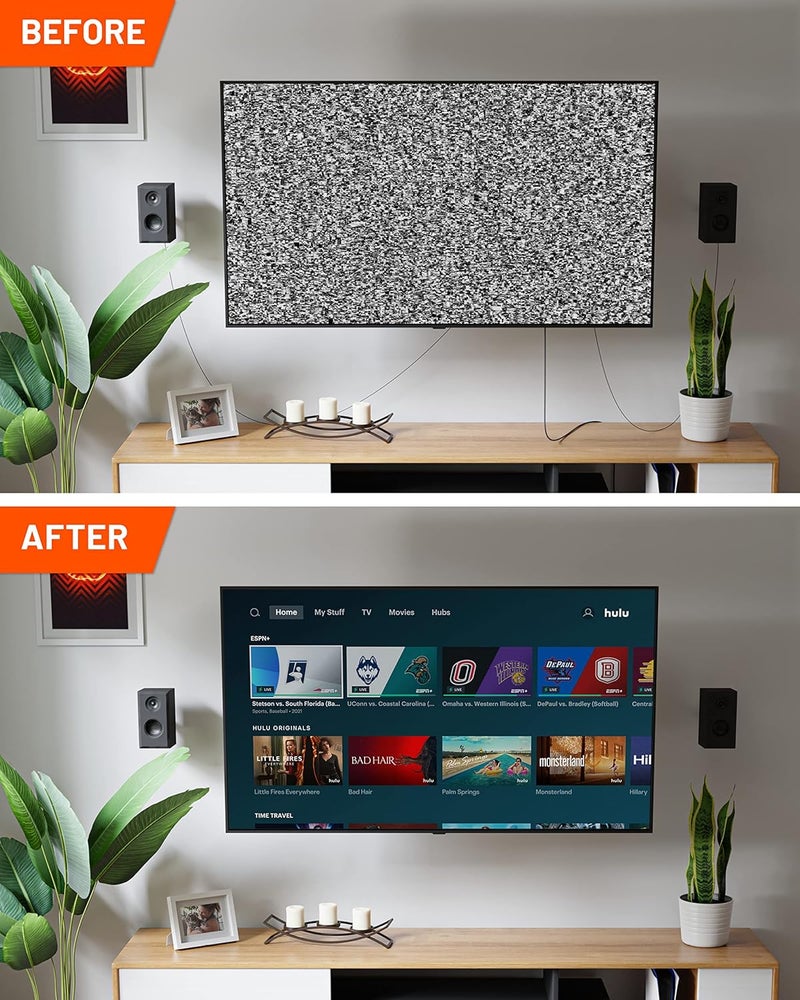 ECHOGEAR Wall Cable Hiders for Cable Management - 2.25" Mini Cord Hider Conceals 3 Low Voltage Cables Behind Wall - Perfect for Speakers, Mounted TVs, Desks & More - White 4-Pack - Image 5